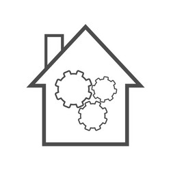 house logomodern design Vector Image