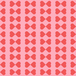 Pink heart tiles seamless pattern Royalty Free Vector Image