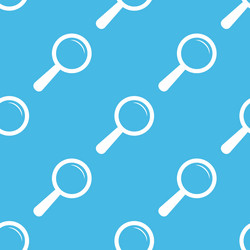 Magnifying glass seamless pattern vector