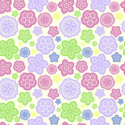 Summer meadow seamless vector