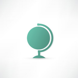 Globe icon vector