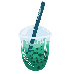 0381 Bubble Tea Royalty Free Vector Image Vectorstock