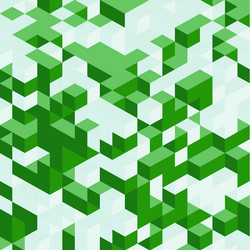 3d blocks structure background vector