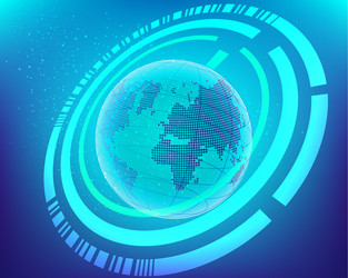 Global Network Connection vector image