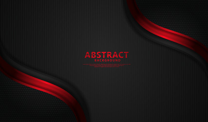 wave abstract overlap layer on red stripes vector image