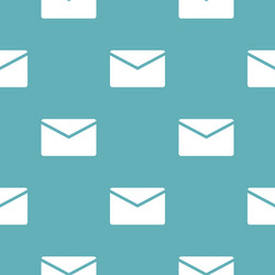 mail pattern seamless blue vector