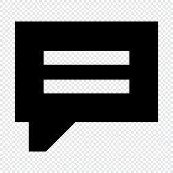 Message icon suitable for website ui design vector