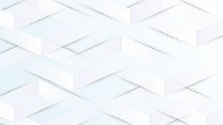 elegant white background with diagonal 3d shape vector image