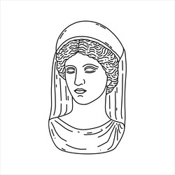 Demeter Greek Goddess Vector Images (over 180)