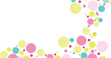 lights circle pattern on white background vector image