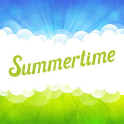 Bright Summer Rays Vector Image