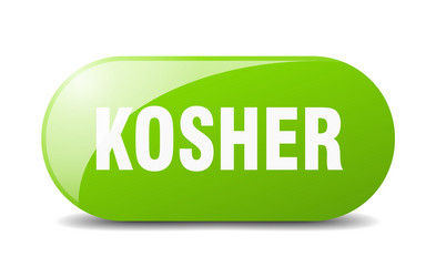 Kosher button sign key push vector