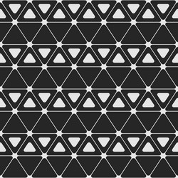 Abstract seamless pattern triangles with rounded vector