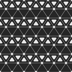 abstract seamless pattern triangles with rounded vector