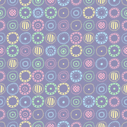 Seamless pattern with colored abstract elements vector