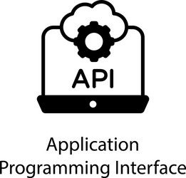 application programming interface vector image