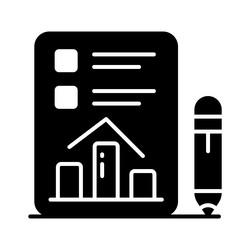 Bar chart on document showing design of data vector