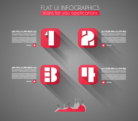 timeline to display your data with infographic vector image