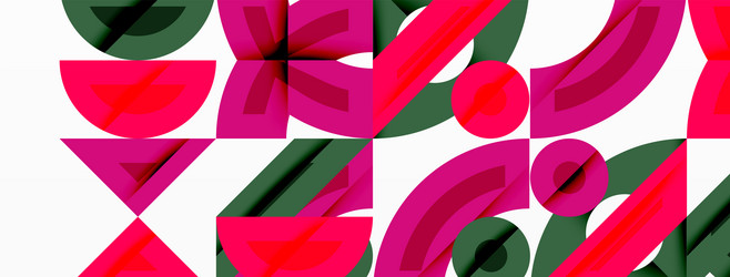 abstract pattern features repeating shapes pink vector image