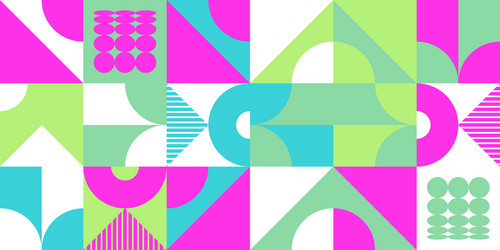 retro future abstract pattern vector image