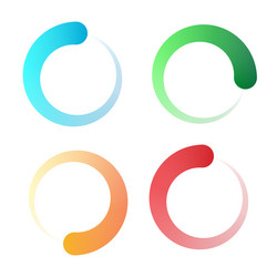 progress steps phases indicator preloader buffer vector image