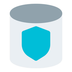 a set of info protected in database vector image