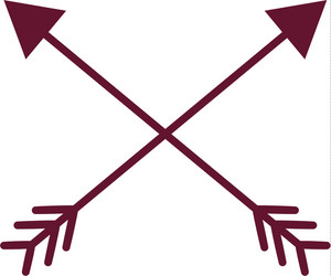 arrows in cross with pointer design vector image