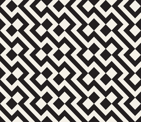 seamless pattern repeating geometric elements vector image