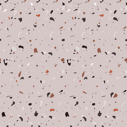 Terrazzo repeating seamless pattern texture vector