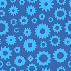 cogs seamless pattern technical background vector image