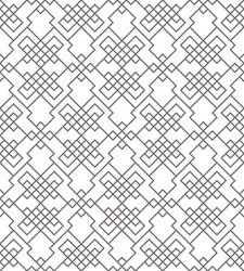 geometric abstract seamless pattern linear motif vector image