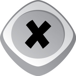 glossy color app icon button game asset theme vector image