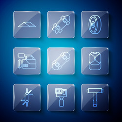 set line tool allen keys action camera vector image