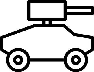 Armored car icon stock of transportation vehicles vector