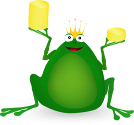 Frog prince Royalty Free Vector Image - VectorStock