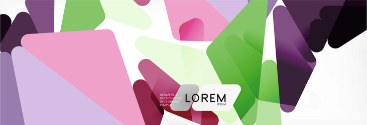 Mosaic triangular low poly style abstract vector