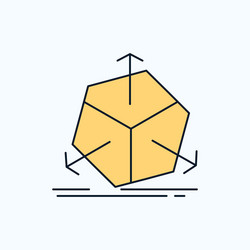 3d change correction modification object flat vector image