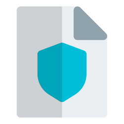 encryption used for file security and protection vector image