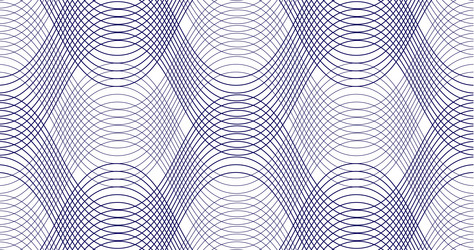 abstract blue line in wavy pattern vector image