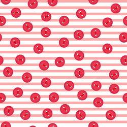 seamless pattern with colorful red buttons vector image
