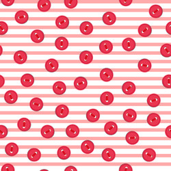 Seamless pattern with colorful red buttons vector