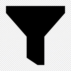 Filter icon suitable for website ui design vector