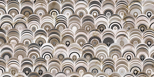 geometric background gray with circle overlapping vector image