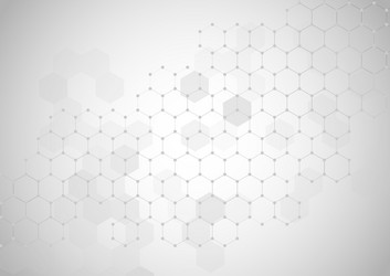 abstract background with hexagonal grid design vector image