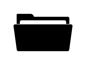 folder icon file of computer document vector image