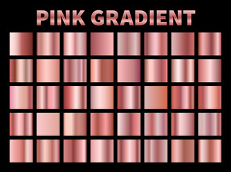 Metallic gradations set Royalty Free Vector Image