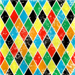 Vintage Harlequin Pattern vector
