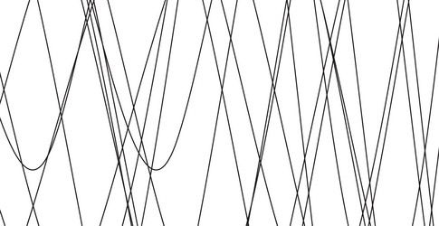 Hand drawn lines abstract pattern wave simple vector