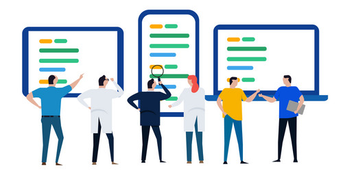 Mobile responsive first layout scalable vector