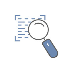 Search Icon - Programming Editor vector